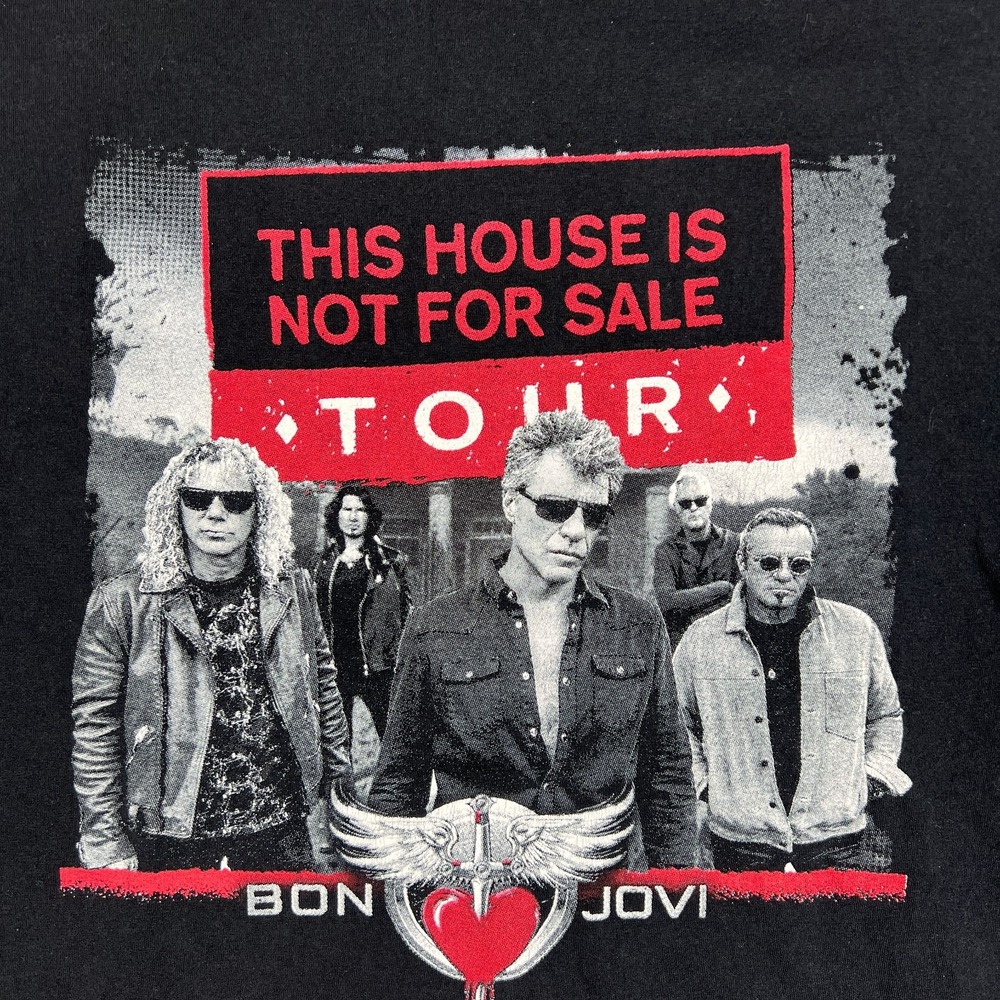 Bon Jovi Band T Shirt Fits Large This House Is Not For Sale Tour 2017 Rock Tee - Picture 2 of 7